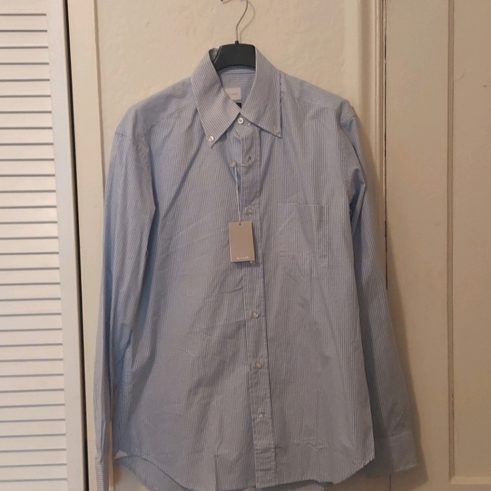 Bonser-Checkered Dress Shirt